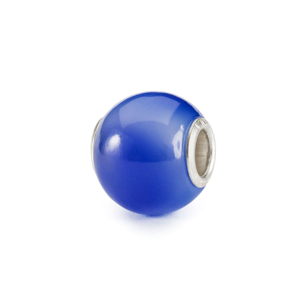 Round Blue Agate Bead – Trollbeads USA