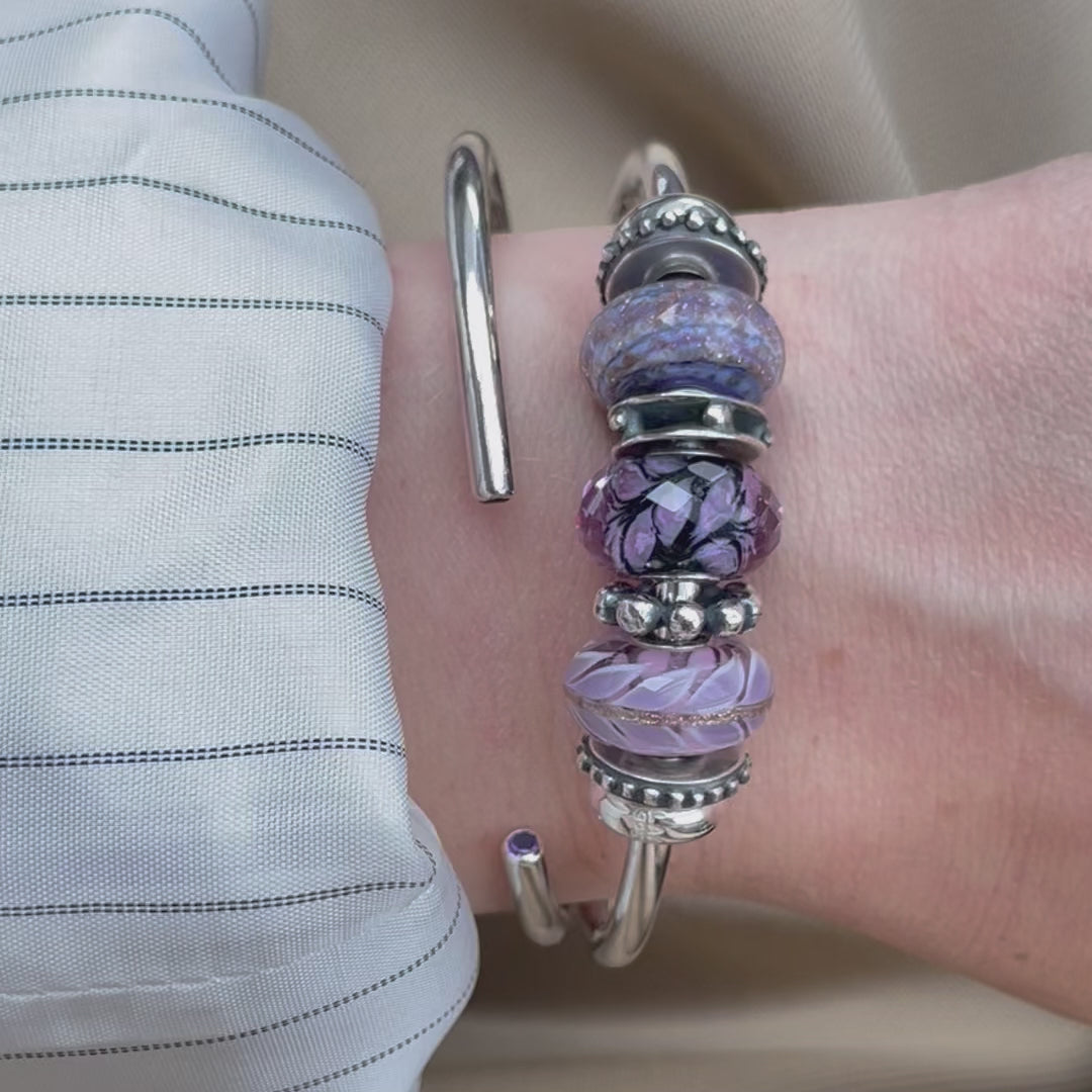 Amethyst Serenity Bangle