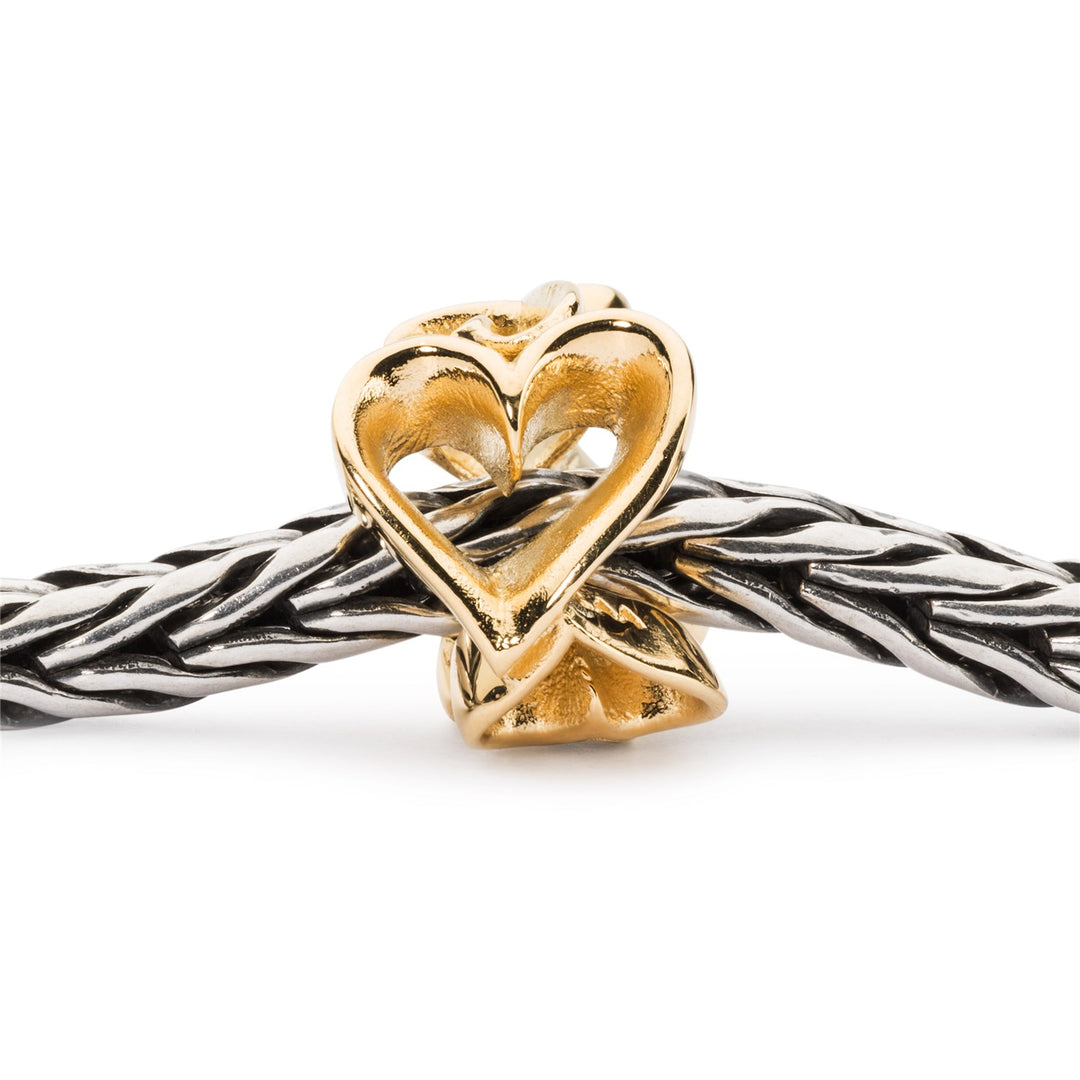 18k mini Trollbeads store heart